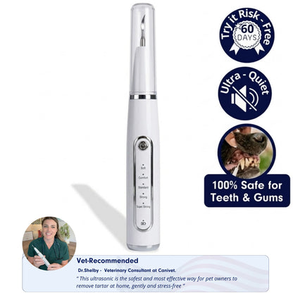 Canivet Kit - Silent Ultrasonic Plaque & Tartar Remover for dogs