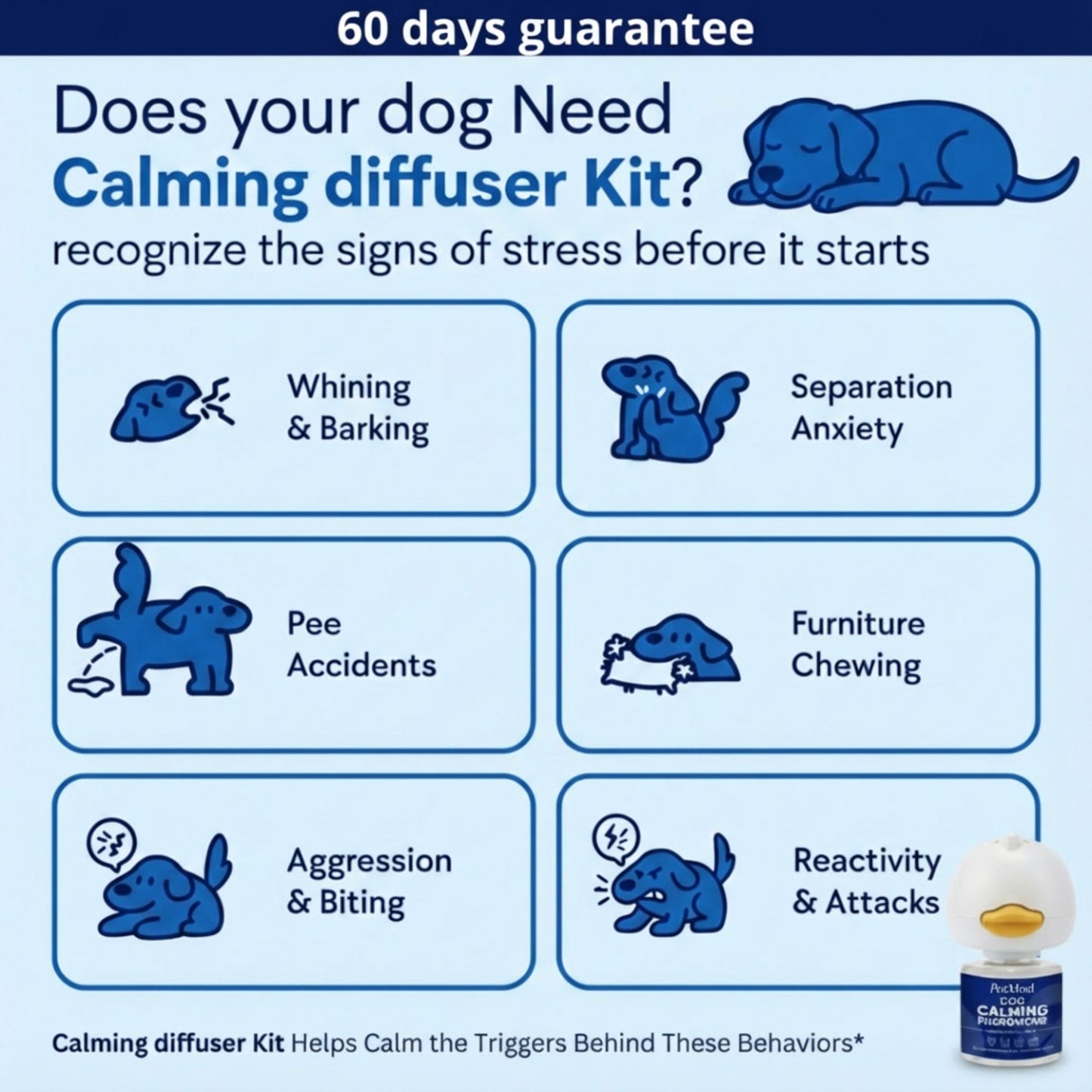 Dog Calming Diffuser Kit