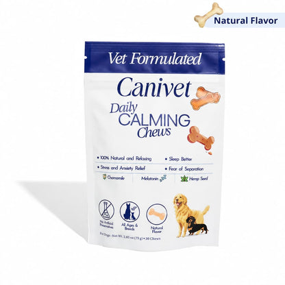Natural Calming Treats for Dogs - Daily Anxiety & Stress Relief